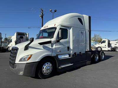 Freightliner Cascadia 126 Sleeper Semi Truck - Raised Roof Sleeper, Detroit 400HP, 12 Speed Dt12 Automatic