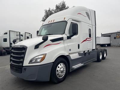Freightliner Cascadia 126 Sleeper Semi Truck - Raised Roof Sleeper, Detroit 455HP, 10 Speed Endurant Manual
