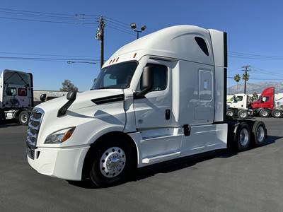 Freightliner Cascadia 126 Sleeper Semi Truck - Raised Roof Sleeper, Detroit 455HP, 12 Speed Dt12 Automatic