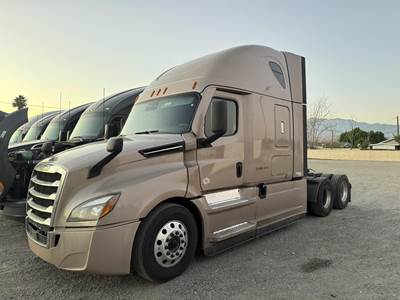 Freightliner Cascadia 126 Sleeper Semi Truck - Raised Roof Sleeper, Detroit 455HP, 12 Speed Dt12 Automatic
