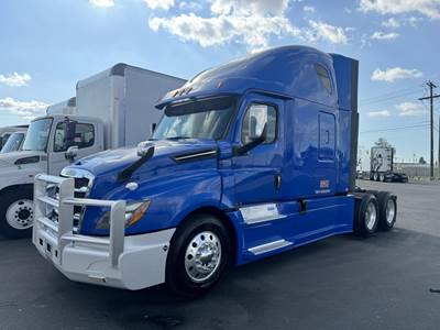 Freightliner Cascadia 126 Sleeper Semi Truck - Raised Roof Sleeper, Detroit 505HP, 12 Speed Dt12 Automatic