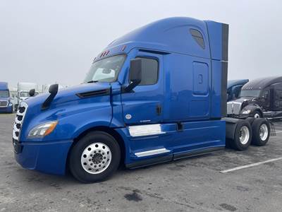 Freightliner Cascadia 126 Sleeper Semi Truck - 72" Raised Roof Sleeper, Detroit 455HP, 12 Speed Dt12 Automatic