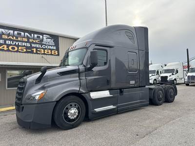 Freightliner Cascadia 126 Sleeper Semi Truck - Raised Roof Sleeper, Detroit 400HP, 12 Speed Dt12 Automatic