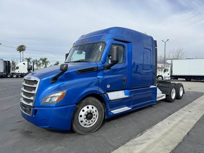 Freightliner Cascadia 126 Sleeper Semi Truck - Mid Roof Sleeper, Detroit 455HP, 12 Speed Dt12 Automatic