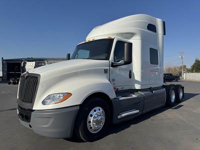 International LT Sleeper Semi Truck - 72" Raised Roof Sleeper, Cummins 450HP, 12 Speed Automatic