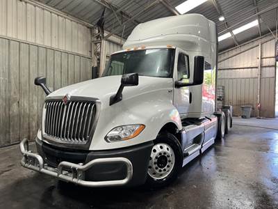 International LT Sleeper Semi Truck - 68" Raised Roof Sleeper, Cummins 450HP, 12 Speed Automatic