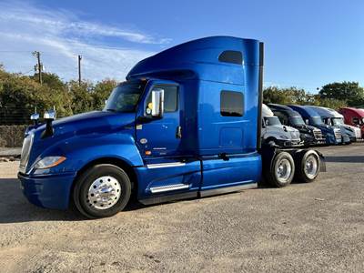 International LT Sleeper Semi Truck - 68" Raised Roof Sleeper, Cummins 400HP, Automatic