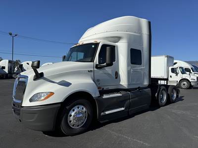 International LT Sleeper Semi Truck - Mid Roof Sleeper, Cummins 450HP, 12 Speed Endurant Automatic