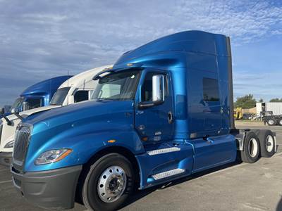 International LT Sleeper Semi Truck - 71" Mid Roof Sleeper, Cummins 400HP, 11 Speed Endurant Automatic