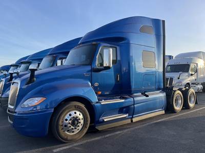 International LT Sleeper Semi Truck - 72" Raised Roof Sleeper, Cummins 450HP, Automatic