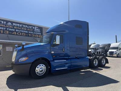International LT Sleeper Semi Truck - 70" Raised Roof Sleeper, Cummins 450HP, 12 Speed Endurant Automatic