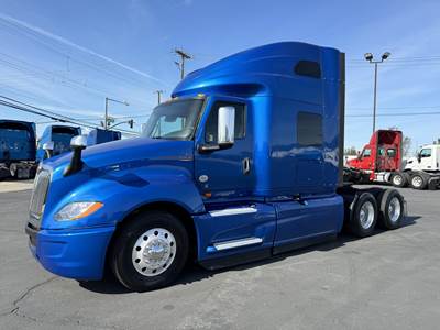 International LT Sleeper Semi Truck - Raised Roof Sleeper, Cummins 450HP, 12 Speed Endurant Automatic