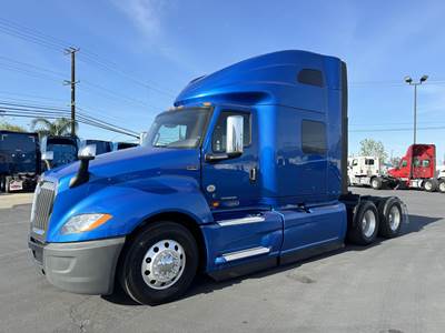 International LT Sleeper Semi Truck - Raised Roof Sleeper, Cummins 450HP, 12 Speed Endurant Automatic