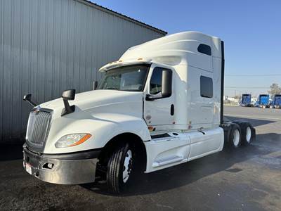 International LT Sleeper Semi Truck - Raised Roof Sleeper, Cummins 450HP, 10 Speed Automatic