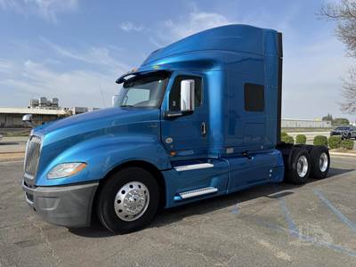 International LT Sleeper Semi Truck - 70" Mid Roof Sleeper, Cummins 400HP, Automatic