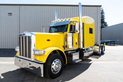 Peterbilt 389 Sleeper Semi Truck - 72" Flat Top Sleeper, Cummins 565HP, 18 Speed Manual