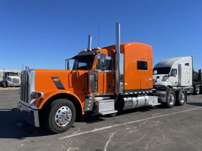 Peterbilt 389 Sleeper Semi Truck - 72" Flat Top Sleeper, Paccar 510HP, 18 Speed Manual