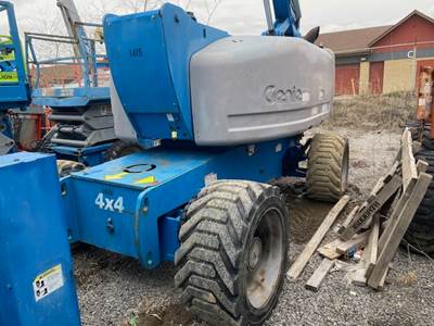 2007 Genie Z-80/60 Articulating Boom Lift - 80' platform height, 86' working height, 60' reach, Foam filled tires