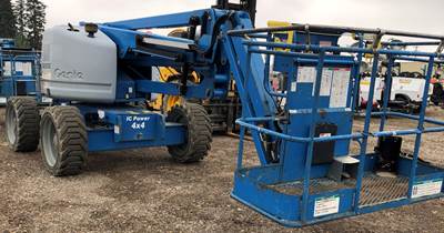 2012 Genie Z45/25 Articulating Boom Lift - Diesel, 4WD, Foam tires For ...