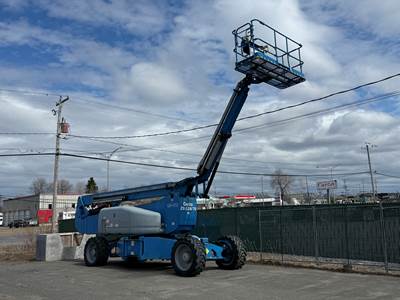 2013 Genie ZX135/70 Articulating Boom Lift - 135' reach, Foam filled tires, Diesel