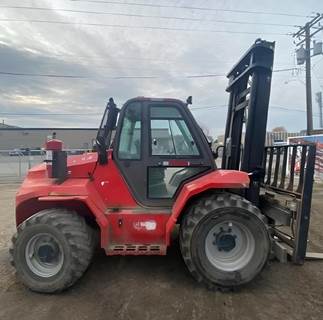 2017 Manitou M50.4 Rough Terrain Forklift - Forks, 11,000 lbs. capacity, 177", Side shift, Fork positioner