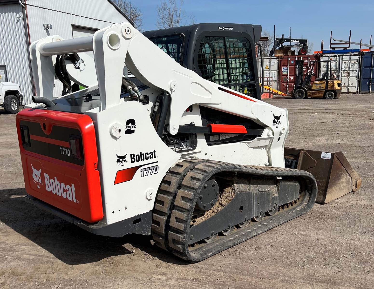 2012 Bobcat T770 Skid Steer Cabin with heat/AC, 2 speed, 92HP, ISO joystick control For Sale