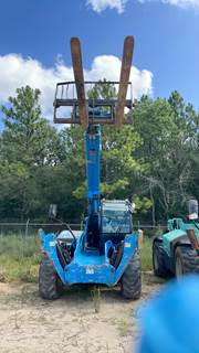 2018 Genie GTH-1256 Telehandler - Forks - 56' reach – 12,000 lbs. capacity – Front outriggers – Auxiliary hydraulics Manual quick-attach