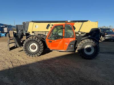2016 JLG 1255 Telehandler - Forks - 55' reach – 12,000 lbs. capacity – Front outriggers – Tilt frame Crab steering Auxiliary hydraulics