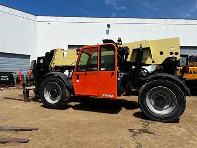 2013 JLG G12-55A Telehandler - 55' reach, 12,000 lbs. capacity, Front outriggers, No DEF