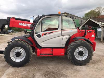 2020 Manitou MT1335 Telehandler - 41'ft reach, 7700 lbs capacity, enclosed cab with AC