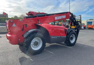 2019 Manitou MT1440 Telehandler - Enclosed cab with AC, 44'ft reach, 8800lbs capacity, foam tires