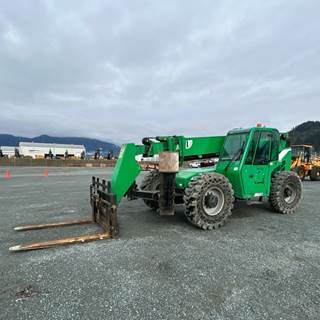 2015 SkyTrak 10054 Telehandler - 54' reach, 10,000 lbs. capacity, Front outriggers, Auxiliary hydraulics