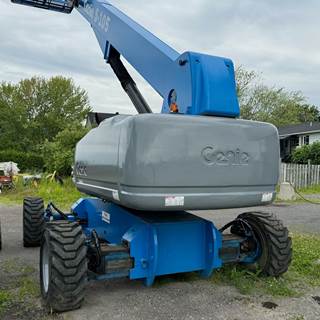 2006 Genie S-105 Telescopic Boom Lift - 105' platform height – 111' working height – 80' reach – New paint & decals