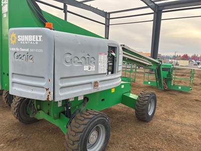 2016 Genie S-45 Telescopic Boom Lift - 45' platform height, 51' working height, 36' reach, JIB