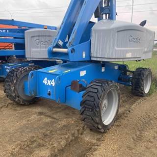 2014 Genie S-65 Telescopic Boom Lift - 65' platform height, 71' working height, 56' reach, JIB, Cold Weather Kit, Deutz D20.11 Diesel