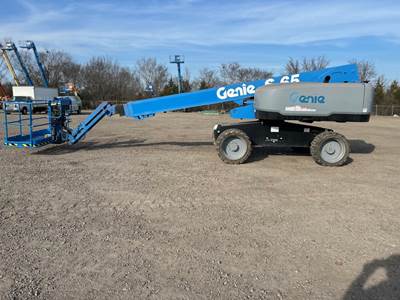2019 Genie S-65 Telescopic Boom Lift - New basket, 65' platform height, 71' working height, 56' reach