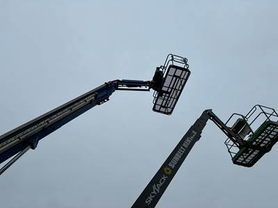 2017 Genie S-65 Telescopic Boom Lift - Aerial Lift - 65' platform height – 71' working height – Jib