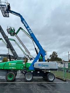 2017 Genie S-65 Telescopic Boom Lift - Aerial Lift - 65' platform height – 71' working height – Jib