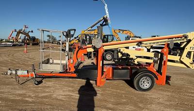 2018 JLG T350 Towable Boom Lift - Electric, Air tires, 35' platform height, 41' working height, 20' reach