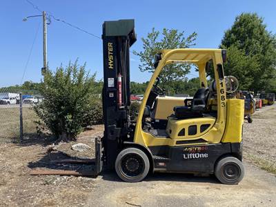 Hyster S80FTBCS Cushion Tire Forklift - 6000lb Capacity, 18ft Lift Height