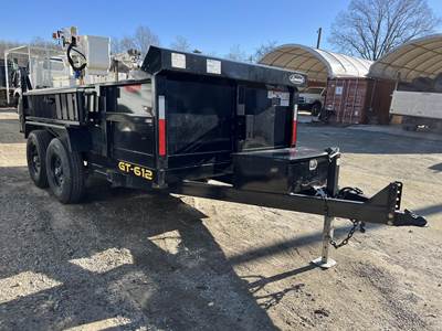 LEONARD 12K GVWR 6FTX12FT Dump Trailer