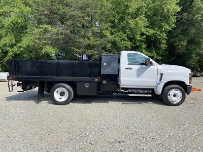Chevrolet Silverado 5500HD 10 ft Flatbed Truck - 6 Speed Automatic