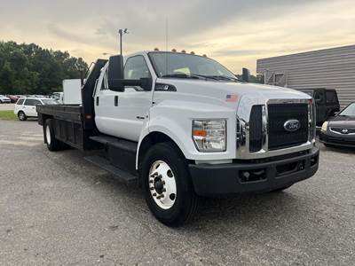 Ford F-750 18 ft Flatbed Truck - 6 Speed Automatic