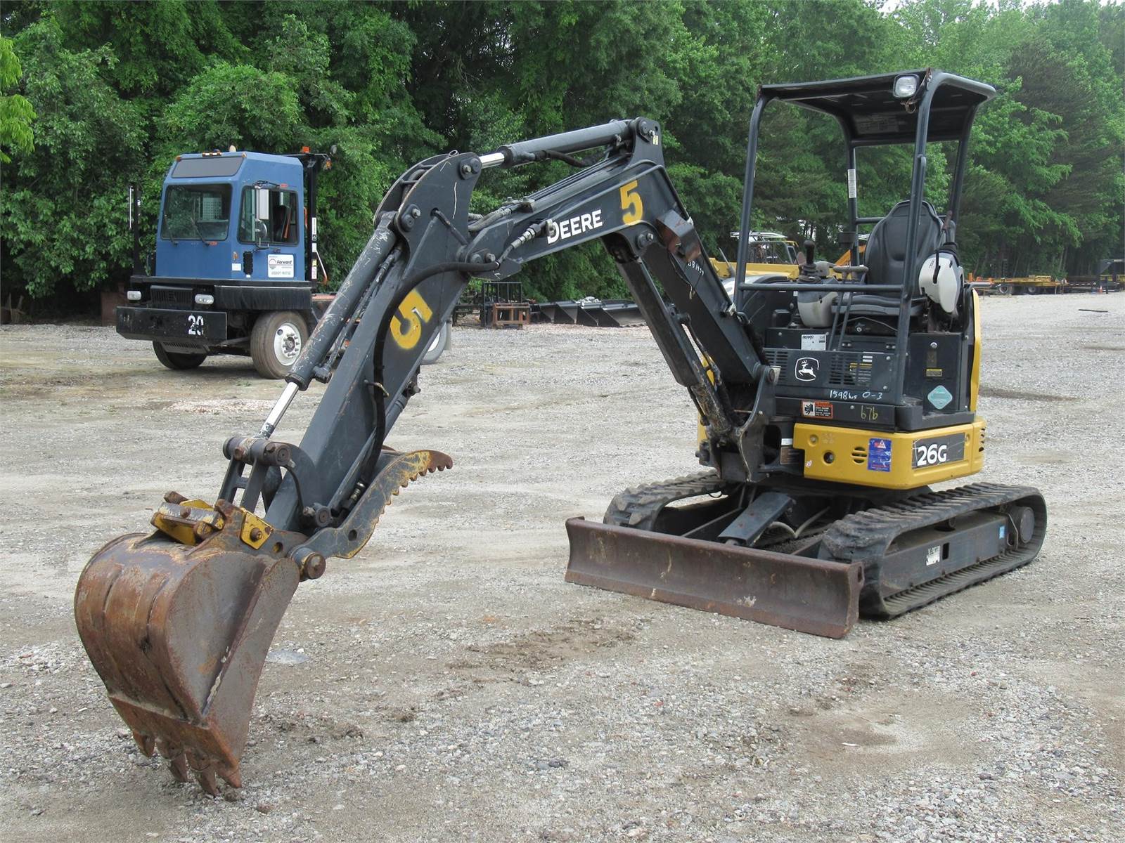 2017 John Deere 26G Mini Excavator For Sale, 1,607 Hours Greensboro