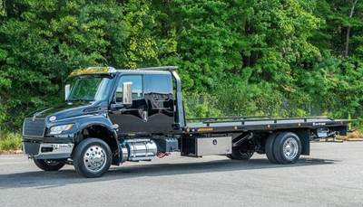 International MV Rollback Tow Truck - Cummins, Automatic
