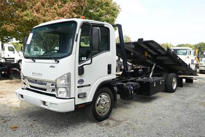 Isuzu NRR Single Axle Rollback Tow Truck - 210HP, 6 Speed Automatic