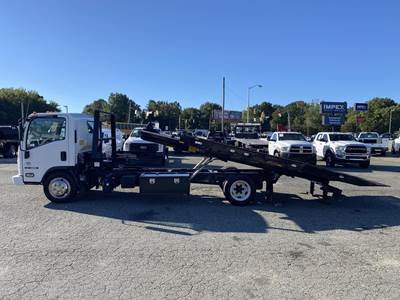 Isuzu NRR Single Axle Rollback Tow Truck - 210HP, 6 Speed Automatic