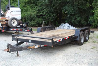 DOWN 2 EARTH 16x72 Tandem Axle Combination Tag Trailer
