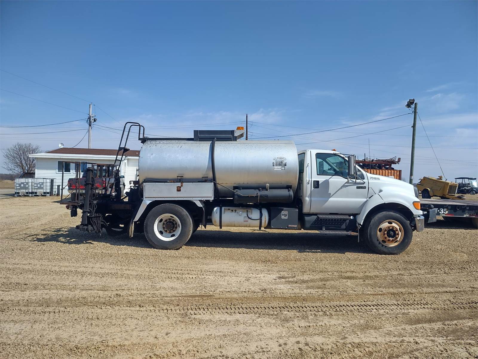 2006 Ford F750 Hot Oil / Asphalt Distributor Truck Caterpillar