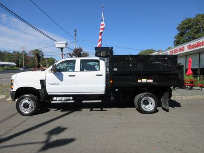 2019 Chevrolet Silverado Medium Duty CREW, DIESEL, 4X4 DUMP TRUCK